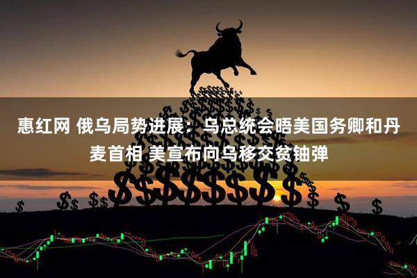 惠红网 俄乌局势进展：乌总统会晤美国务卿和丹麦首相 美宣布向乌移交贫铀弹